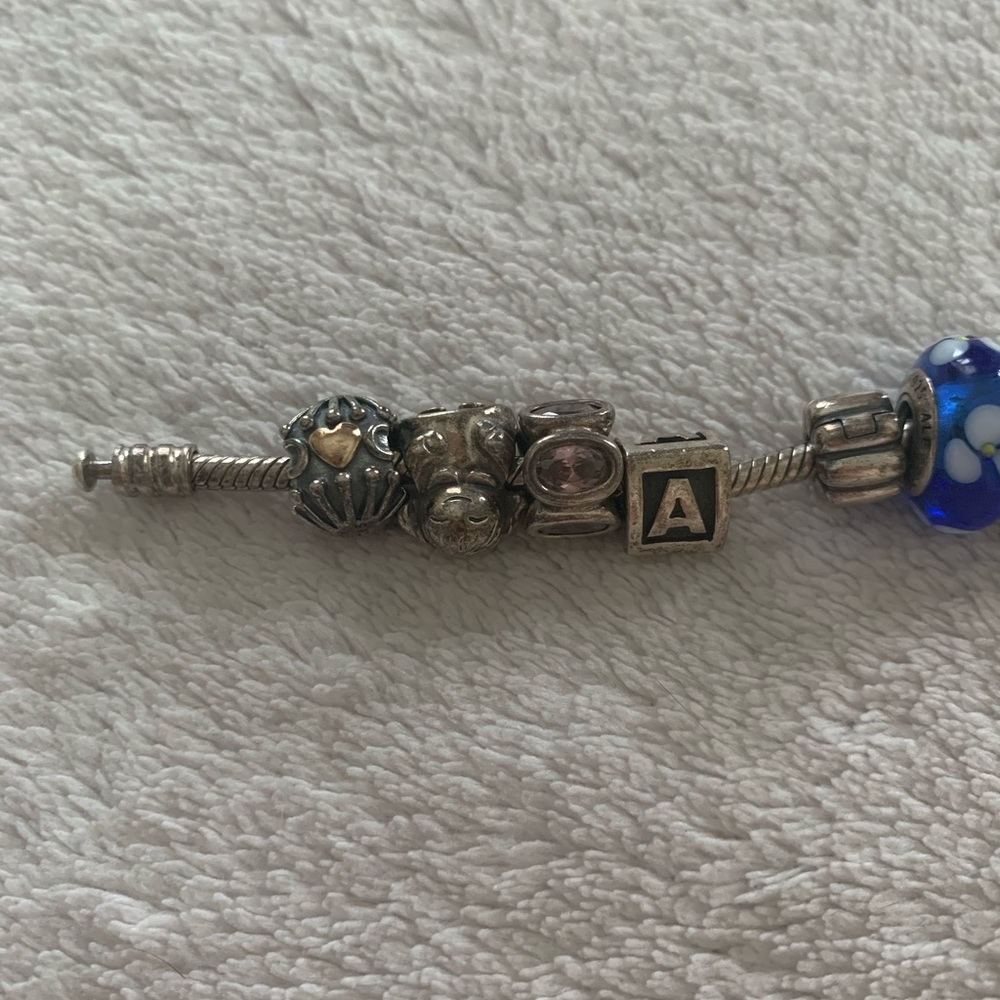 Pandora bracelet and 14 charms - Picture 2 of 4